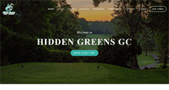 Desktop Screenshot of hiddengreensgolf.com